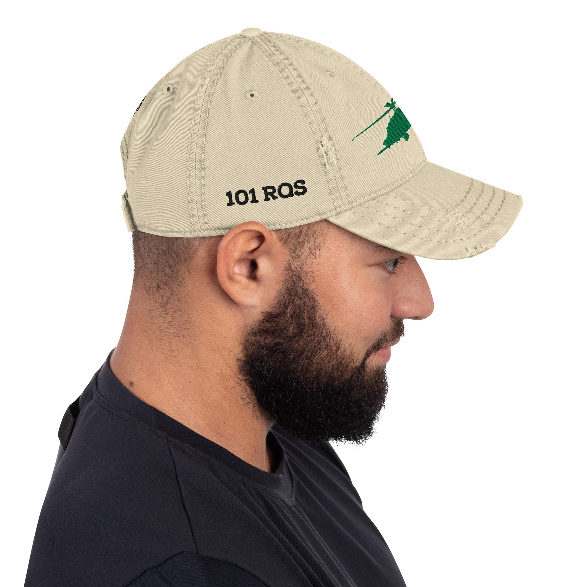 MH-60 GREEN Black Hawk Helicopter Distressed Hat CUSTOM 101 RQS GREEN ...