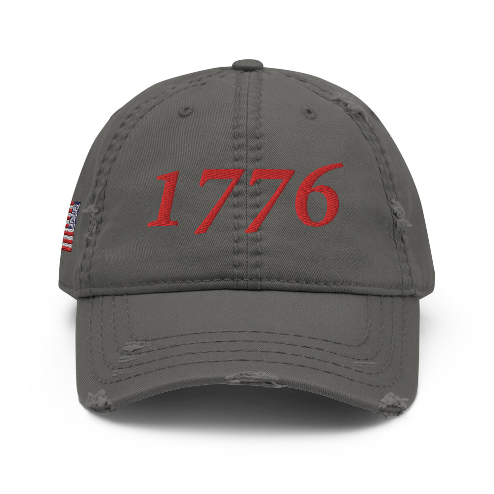 1776 Embroidered Distressed Dad Hat by Ruck & Rotor