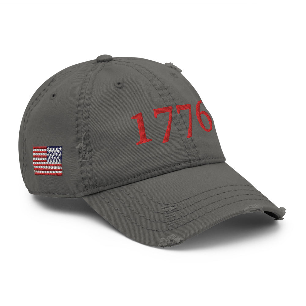 1776 Embroidered Distressed Dad Hat by Ruck & Rotor
