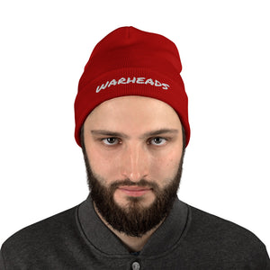 WARHEADS (on foreheads) Embroidered Beanie