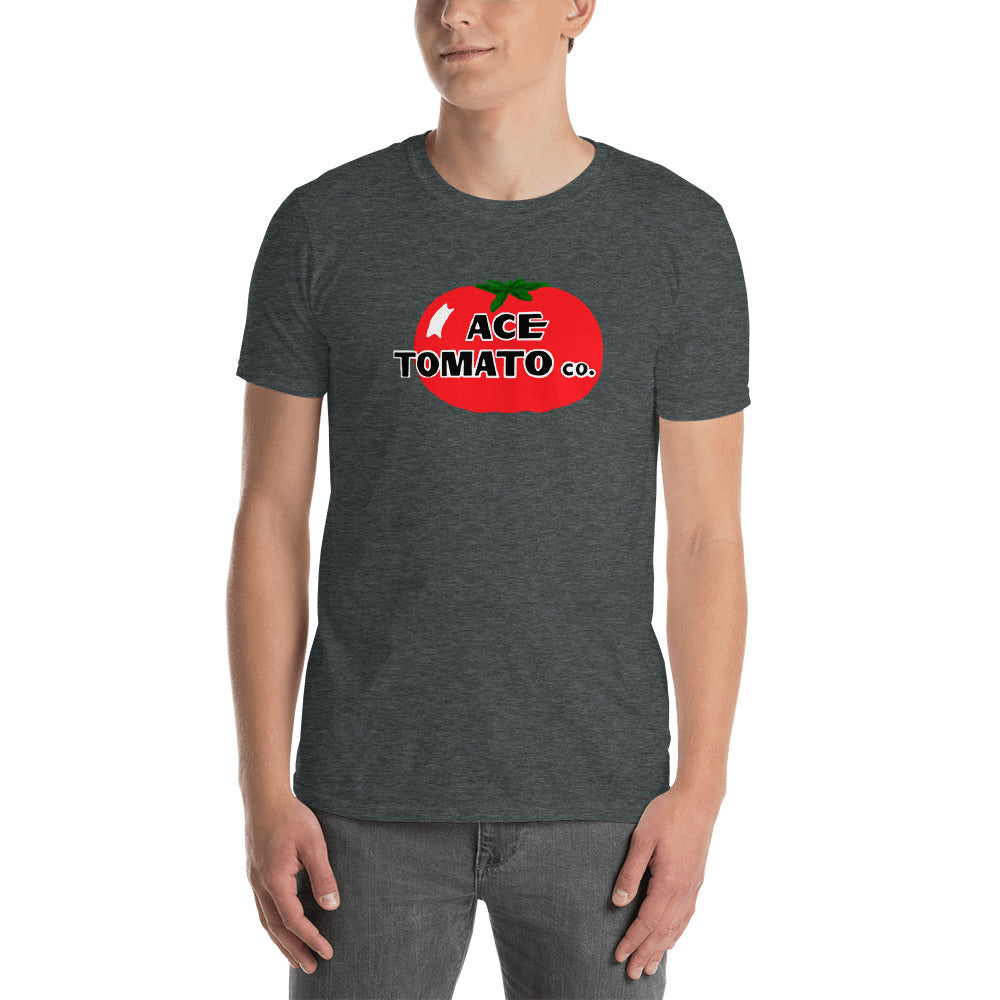 Ace Tomato Co. large logo Short-Sleeve Unisex Cotton T-Shirt