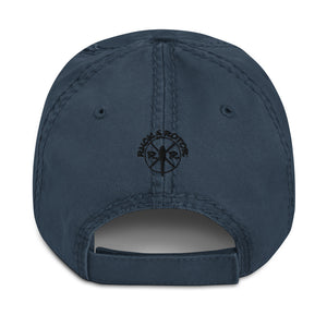 AH-6 Embroidered Distressed Hat, Khaki, Charcoal Grey or Navy by Ruck & Rotor