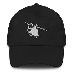 AH-6 White Embroidered hat by Ruck & Rotor