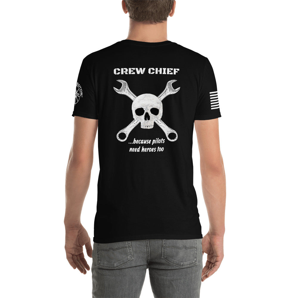 "Crew Chief" Mi-17 Short-Sleeve Unisex T-Shirt by Ruck & Rotor