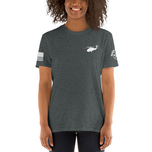 "Crew Chief" UH-60 Short-Sleeve Unisex T-Shirt by Ruck & Rotor