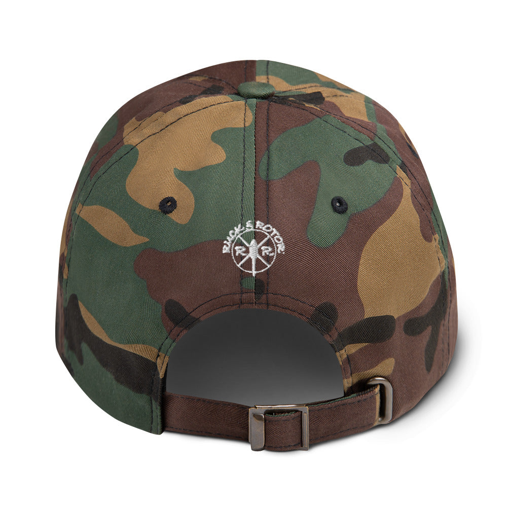 MH-6 White Embroidered hat by Ruck & Rotor