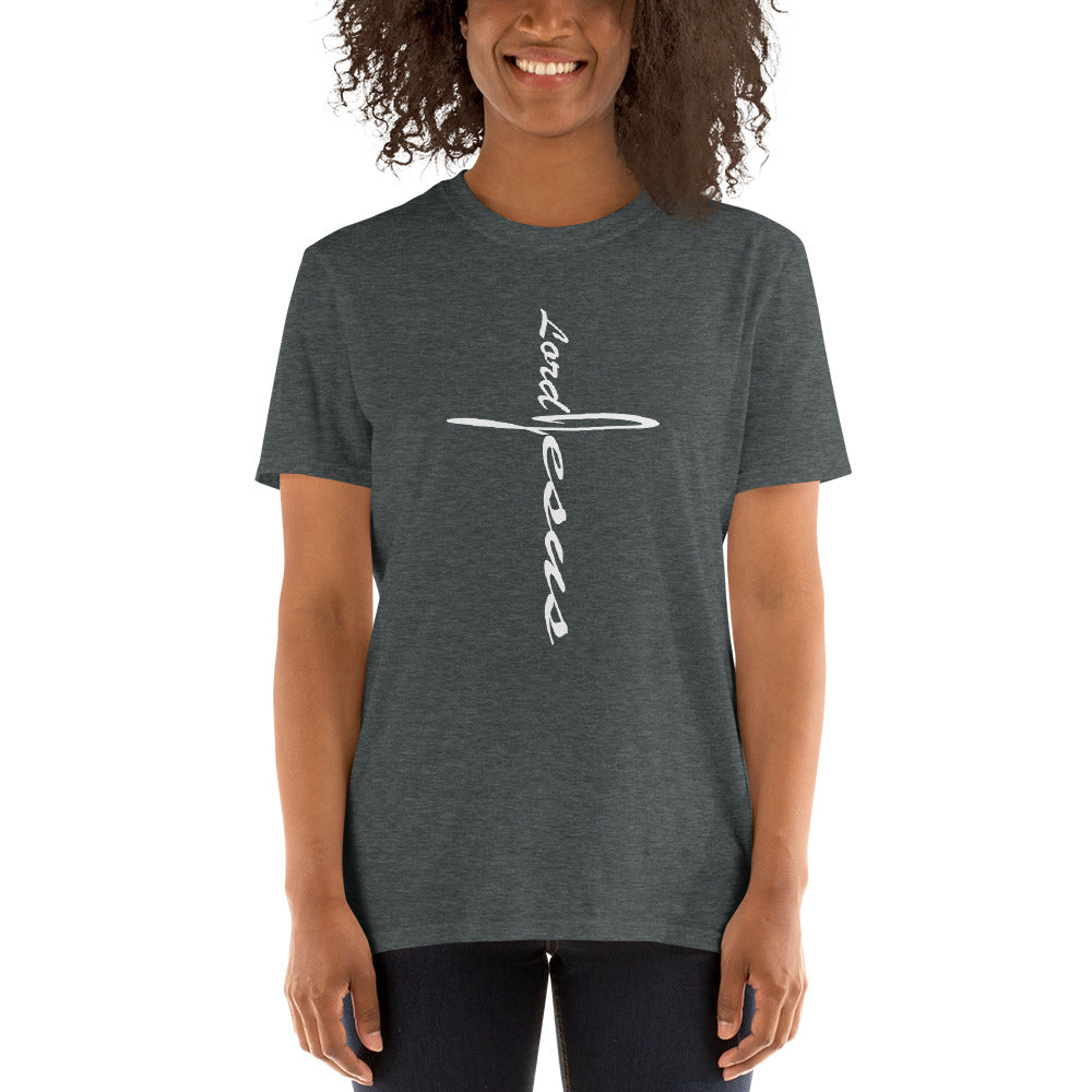 "Lord Jesus" Short-Sleeve Unisex T-Shirt by Ruck & Rotor