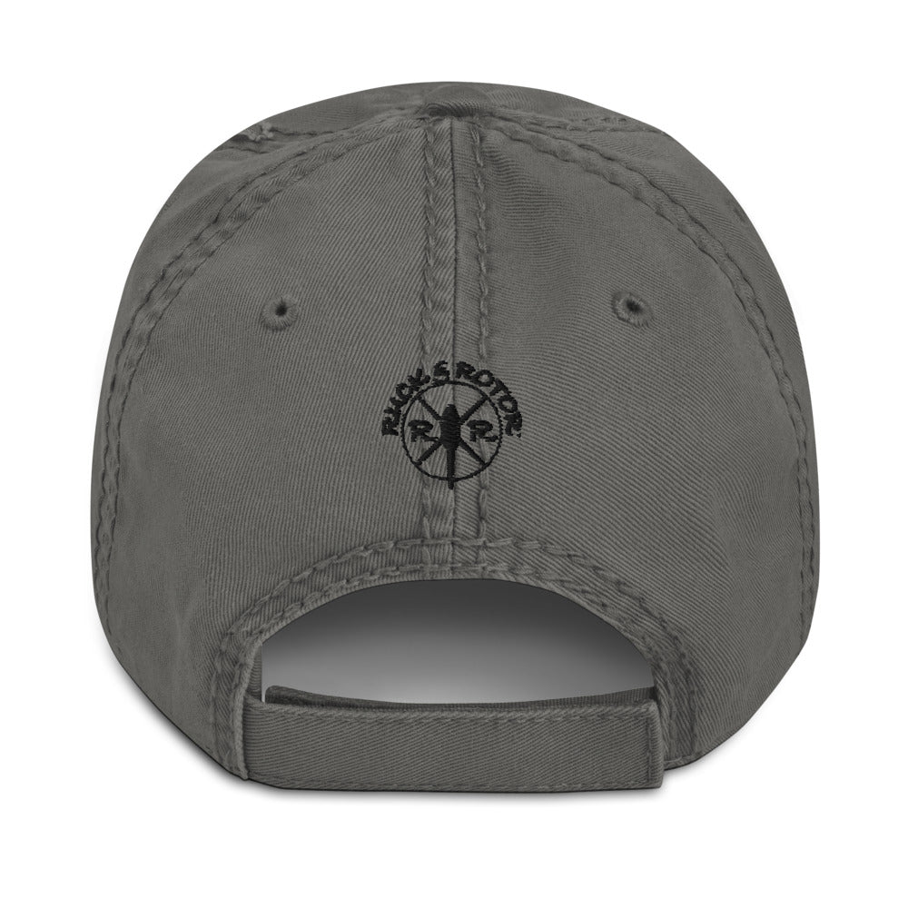 UH-60 Black Hawk Helicopter Distressed Hat Tan, Gray or Blue by Ruck & Rotor