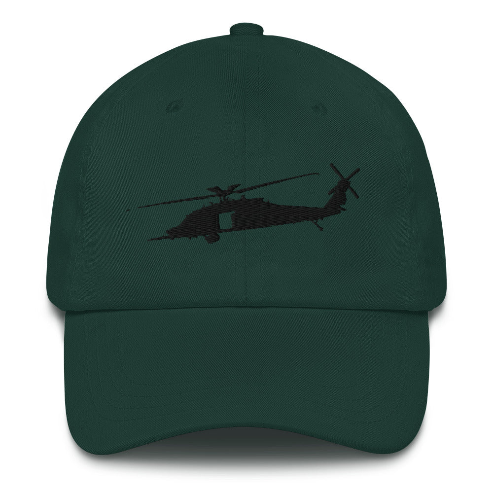 MH-60 Black Embroidered hat by Ruck & Rotor