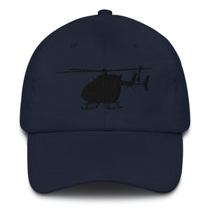 UH-72 Lakota Helicopter Black Embroidery hat by Ruck & Rotor