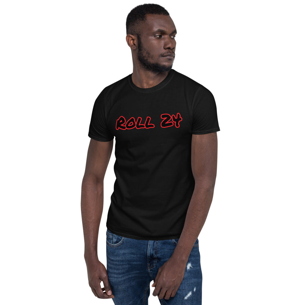 "Roll 24" Short-Sleeve Unisex Cotton T-Shirt by Ruck & Rotor