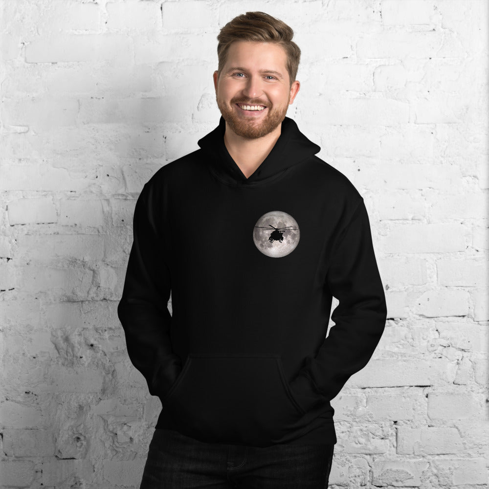MH-6 Full Moon Unisex Hoodie by Ruck & Rotor