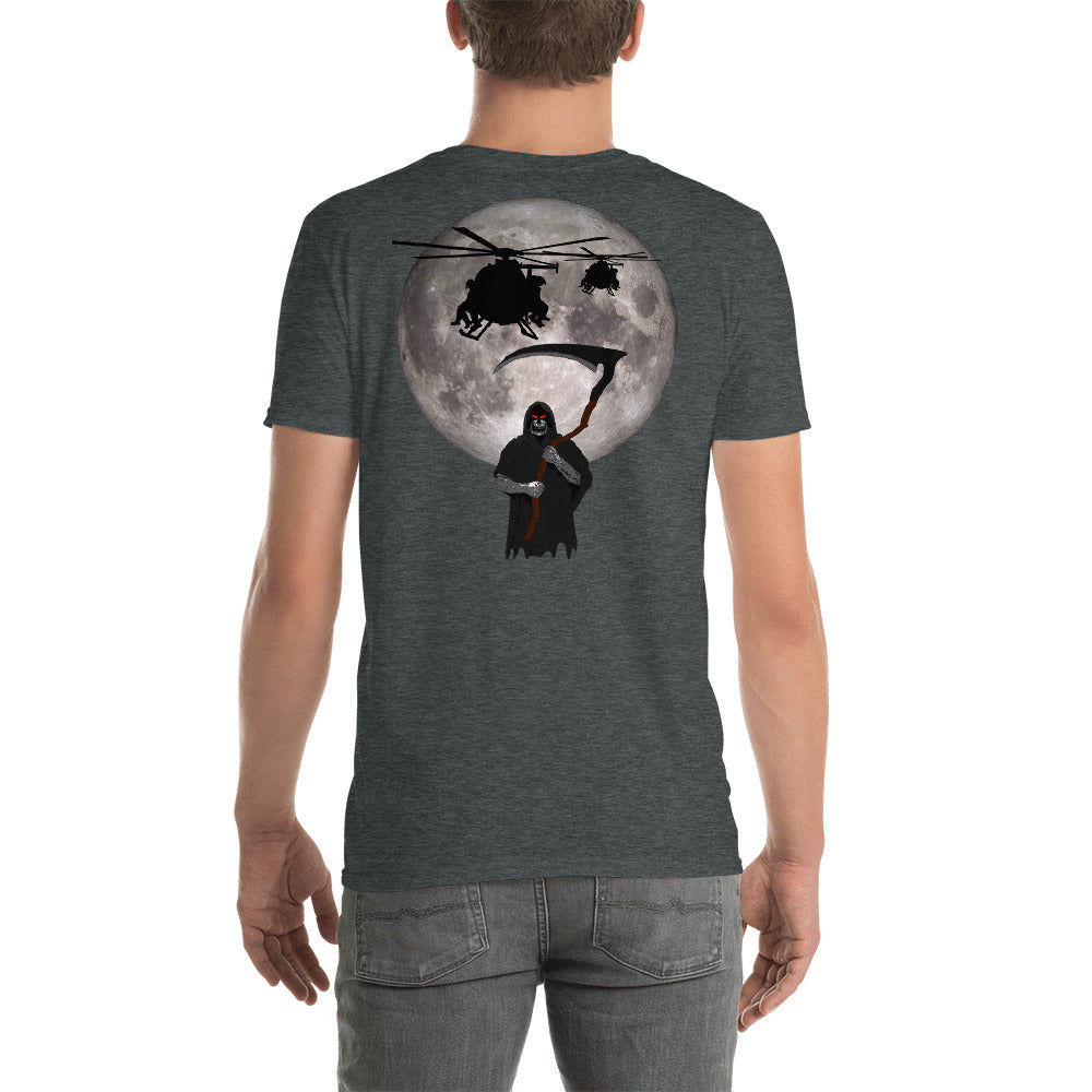 MH-6 Little Bird Reaper Moon Short-Sleeve Unisex T-Shirt
