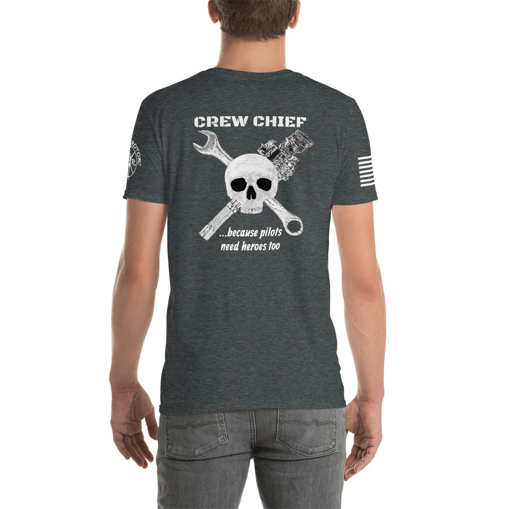 "Crew Chief" MH-47 Short-Sleeve Unisex T-Shirt by Ruck & Rotor