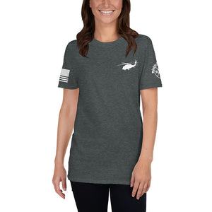 "Crew Chief" UH-60 Short-Sleeve Unisex T-Shirt by Ruck & Rotor