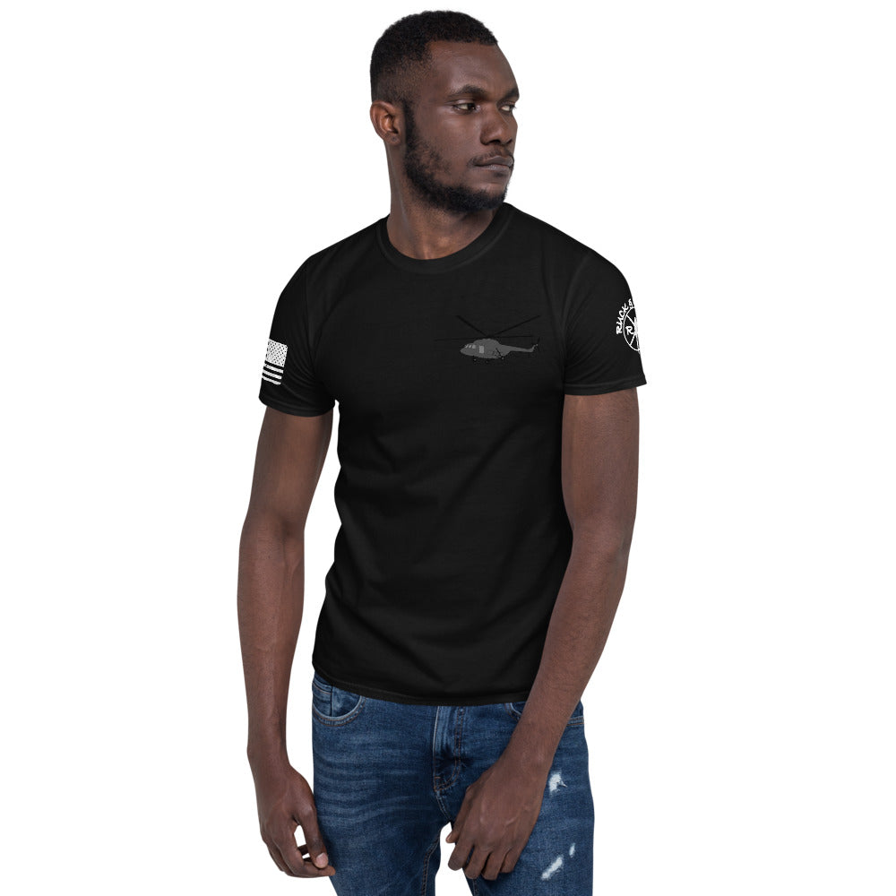 Mi-17 side view Short-Sleeve Unisex T-Shirt by Ruck & Rotor