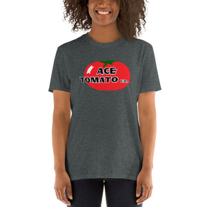 Ace Tomato Co. large logo Short-Sleeve Unisex Cotton T-Shirt