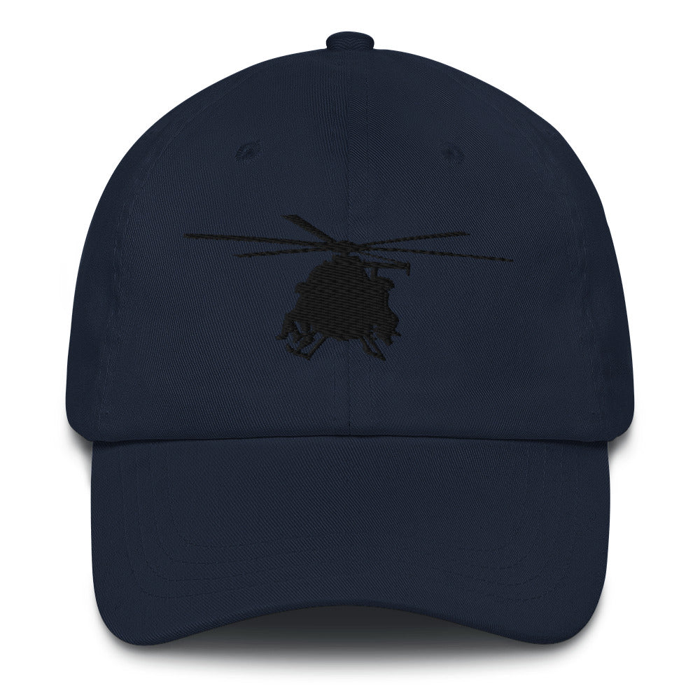 MH-6 Black Embroidered hat by Ruck & Rotor