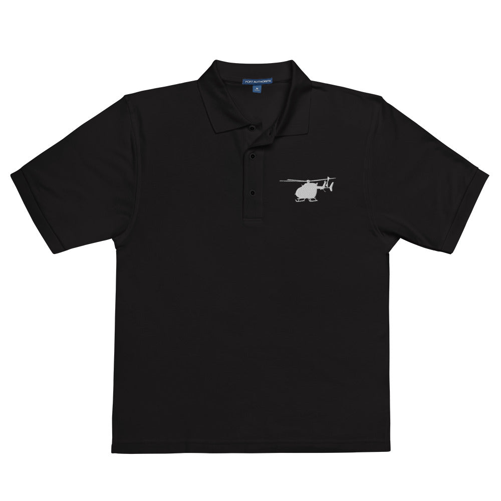 UH-72 Lakota Helicopter Embroidered Men's Premium Polo by Ruck & Rotor