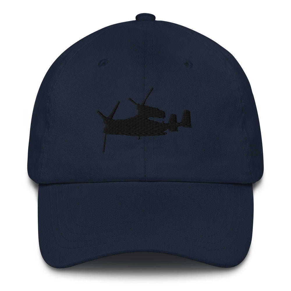 V-22 Osprey Black Embroidery hat by Ruck & Rotor