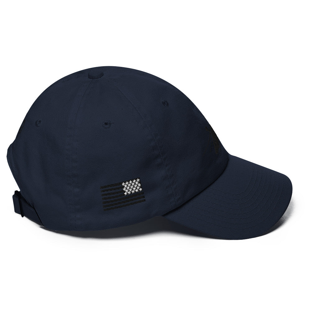 OH-58D Embroidered Dad hat w/USA Flag by Ruck & Rotor
