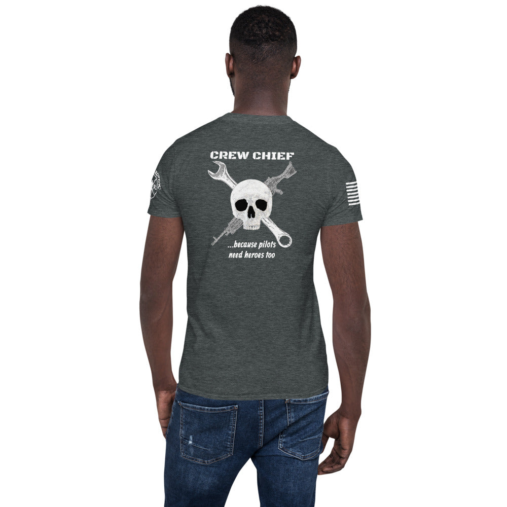 "Crew Chief" UH-60 Short-Sleeve Unisex T-Shirt by Ruck & Rotor