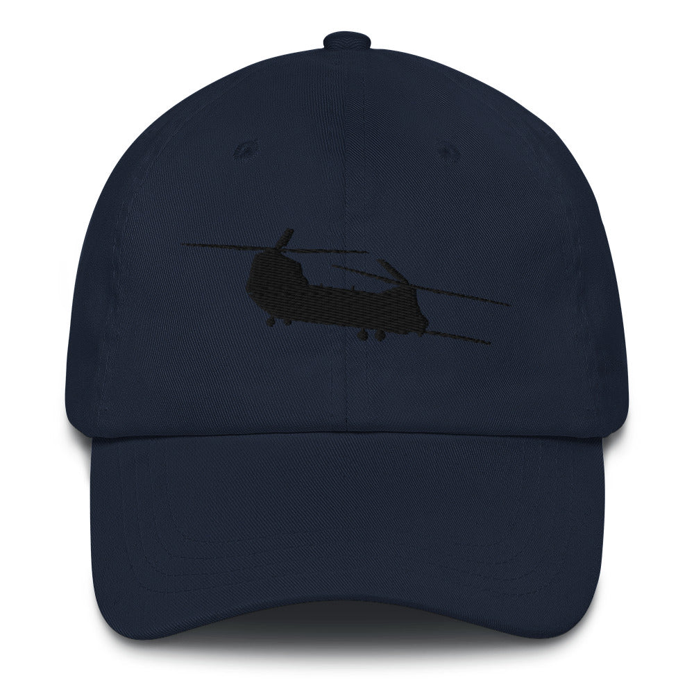 MH-47 Black Embroidered hat by Ruck & Rotor