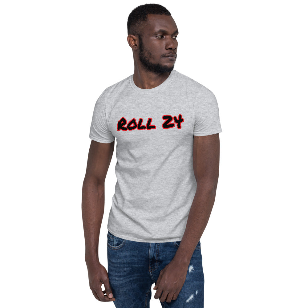 "Roll 24" Short-Sleeve Unisex Cotton T-Shirt by Ruck & Rotor