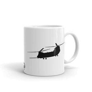 MH-47G Chinook 11oz or 15oz White Ceramic Mug by Ruck & Rotor