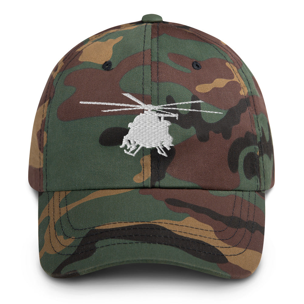 MH-6 White Embroidered hat by Ruck & Rotor