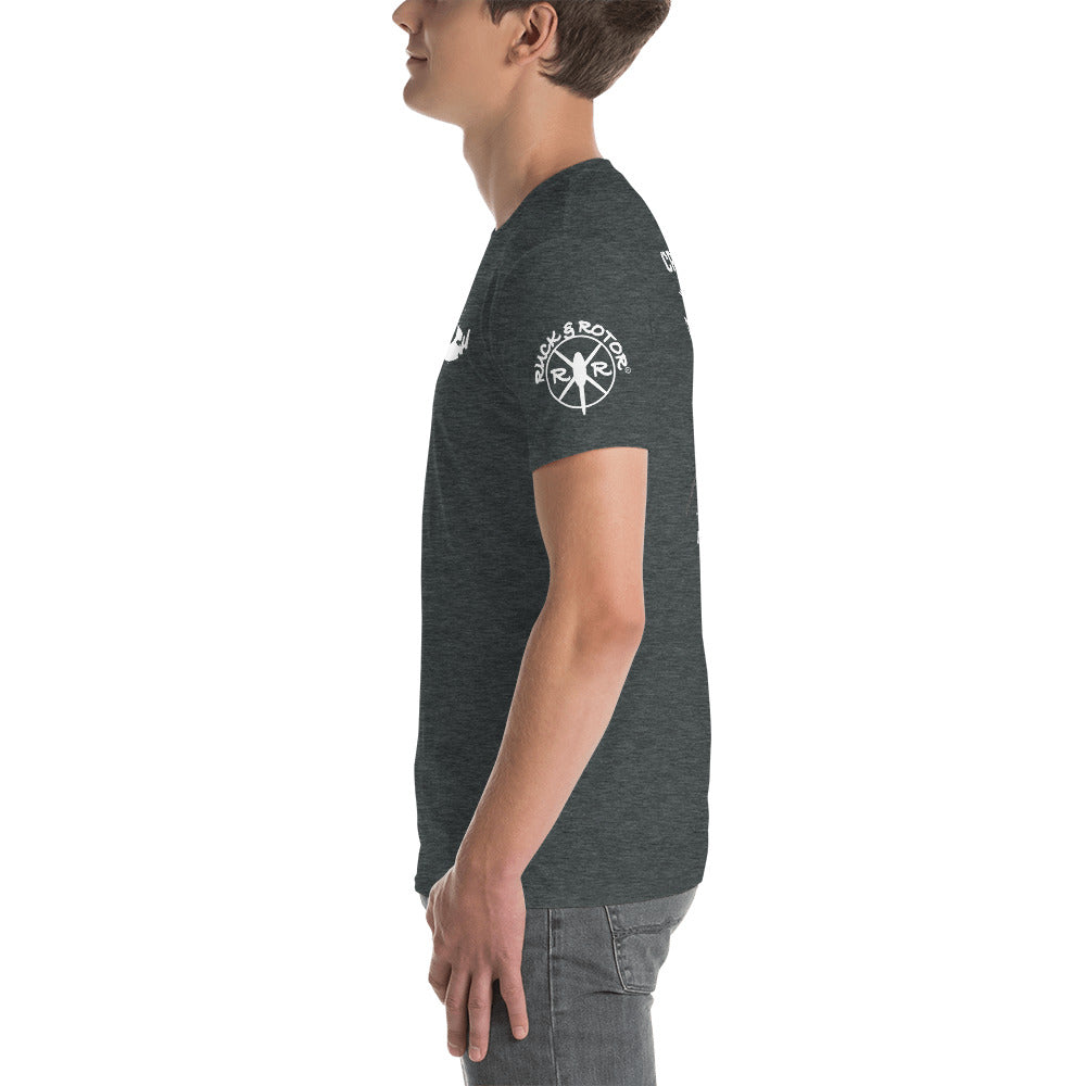 "Crew Chief" V-22 Short-Sleeve Unisex T-Shirt by Ruck & Rotor