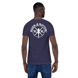 Ruck & Rotor large logo poly-blend Short-Sleeve Unisex T-Shirt