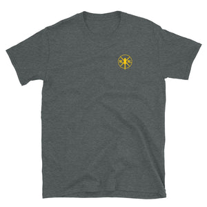 R&R "Don't Tread On Me" Short-Sleeve Unisex T-Shirt by Ruck & Rotor