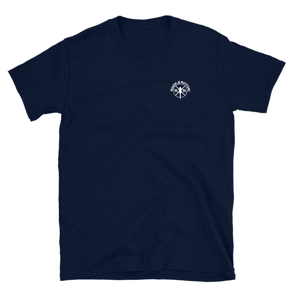 People Sleep Peacefully-SPARTAN Short-Sleeve Unisex T-Shirt by Ruck & Rotor